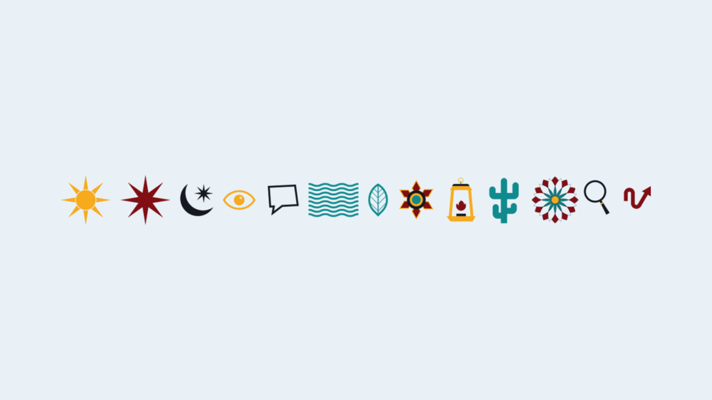 Iconografia feita para a Assunta Comunicação. No total, são 13 ícones feitos especialmente para a empresa.